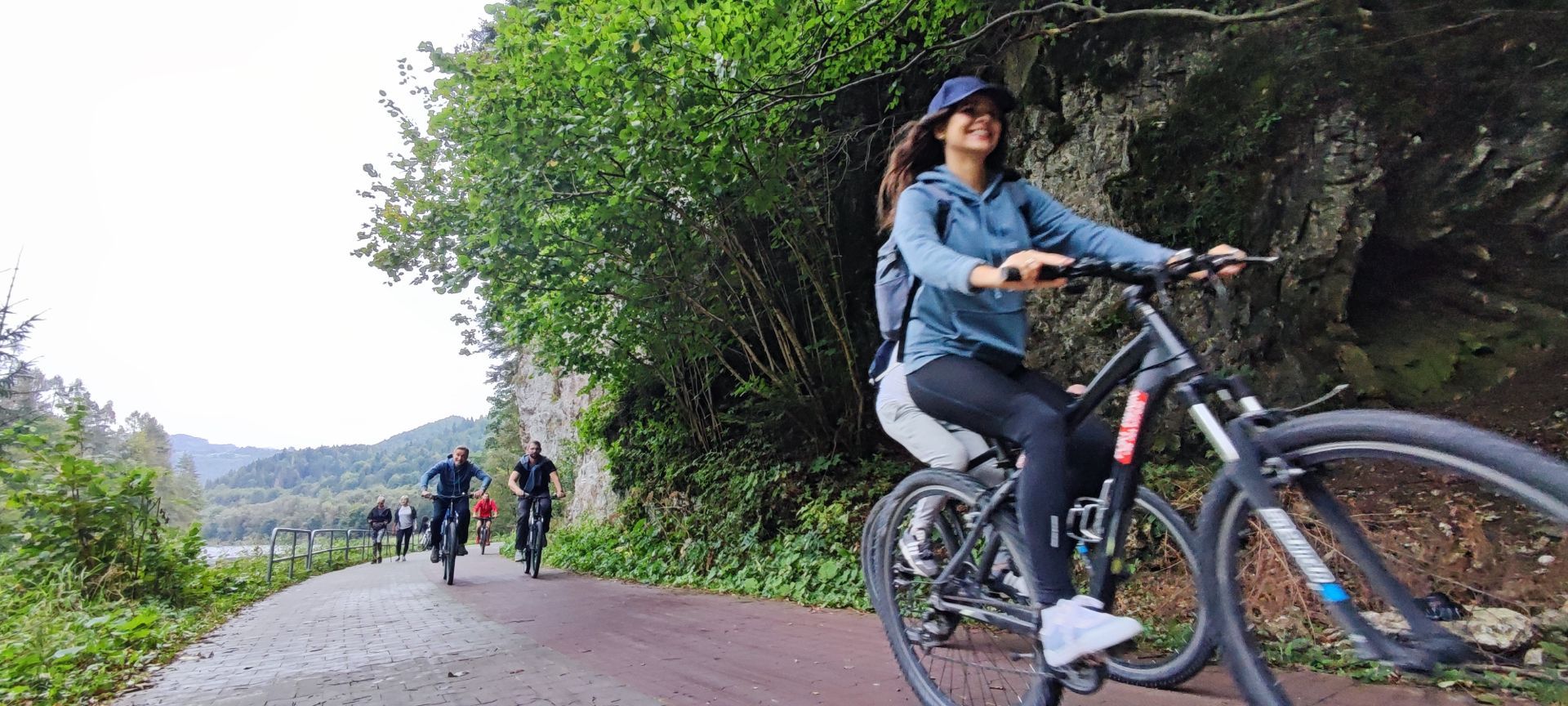 Engenious colleagues on a cycling trip